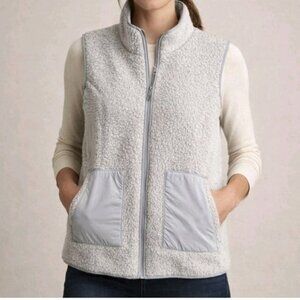 Smartwool Women Anchor Line Reversible Sherpa Vest Medium Hiking Outdoor Fleece